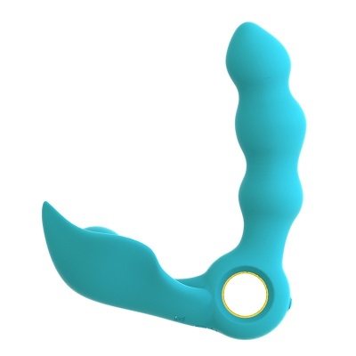 Masażer prostaty Angelo z dwoma silnikami i potrójną stymulacją, ok. 20 cm - 1 2