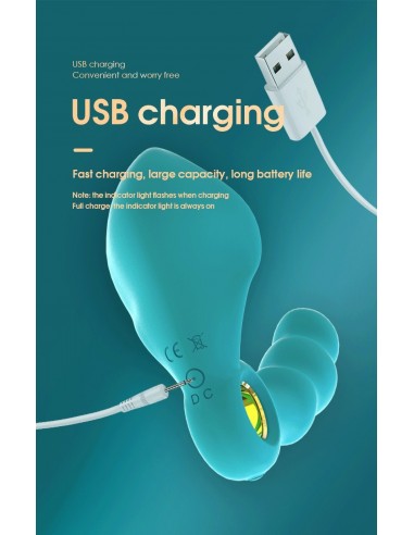 Stymulator-Angelo Male Prostate Triple Stimulation (blue) - Masażery i stymulatory prostaty - 9