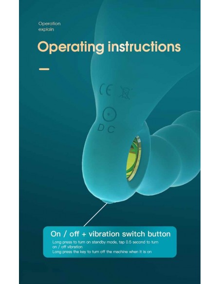 Stymulator-Angelo Male Prostate Triple Stimulation (blue) - Masażery i stymulatory prostaty - 11