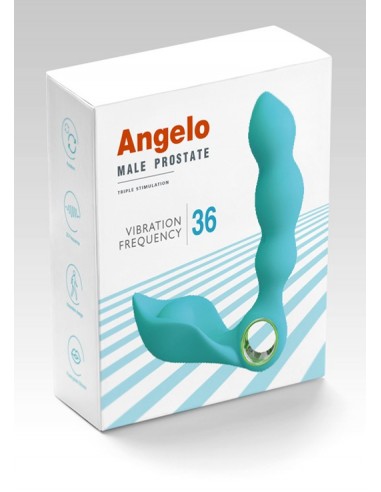Stymulator-Angelo Male Prostate Triple Stimulation (blue) - Masażery i stymulatory prostaty - 15
