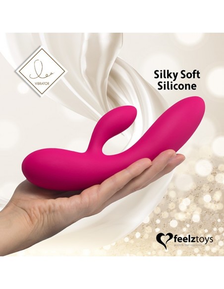 Feelztoys - Lea Rabbit Vibrator Pink - Wibratory Króliczki - 4