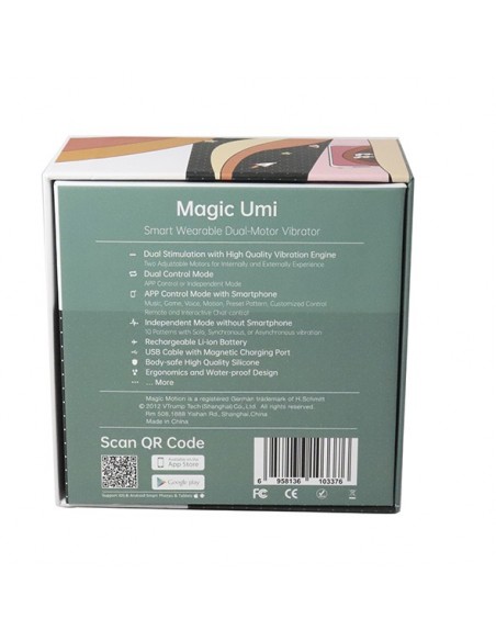 Magic Motion - Umi Smart Wearable Dual Motor Vibrator - WIBRATORY STEROWANE TELEFONEM - 6