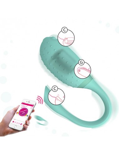 Magic Motion - Fugu Smart Wearable Vibrator Green - WIBRATORY STEROWANE TELEFONEM - 4