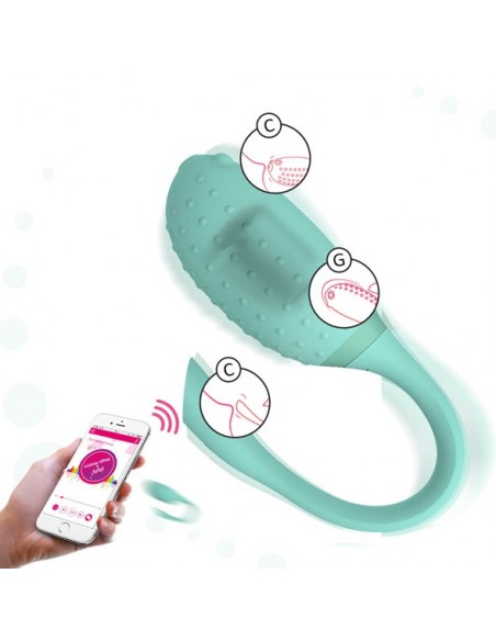 Magic Motion - Fugu Smart Wearable Vibrator Green - WIBRATORY STEROWANE TELEFONEM - 4