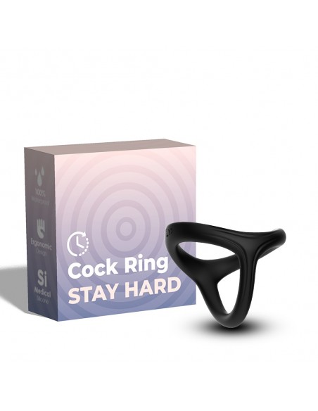 Tresor black - Pierścienie erekcyjne niewibrujące - 1