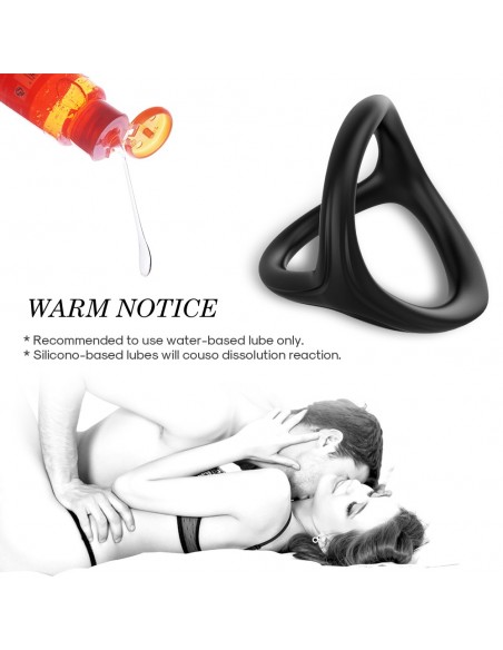 Tresor black - Pierścienie erekcyjne niewibrujące - 6