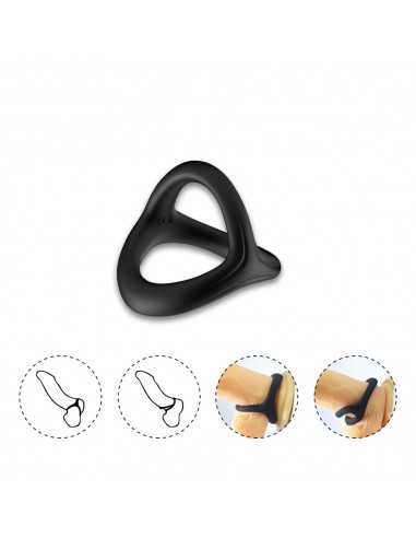 Tresor black - Pierścienie erekcyjne niewibrujące - 7