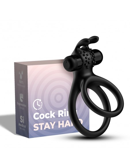 Traveler Black - Pierścienie erekcyjne wibrujące - 1