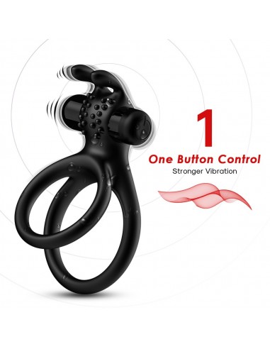 Traveler Black - Pierścienie erekcyjne wibrujące - 7