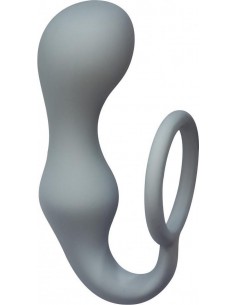 Korek Analny Double Pleasure Anal Plug Grey - Duże Korki Analne - 1