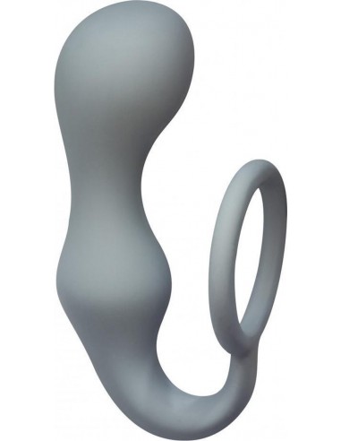 Korek Analny Double Pleasure Anal Plug Grey - Duże Korki Analne - 1