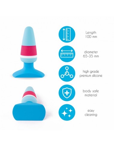 Feelztoys - Plugz Butt Plug Colors Nr. 1 - Duże Korki Analne - 2