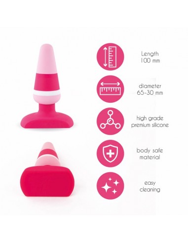 Feelztoys - Plugz Butt Plug Colors Nr. 2 - Duże Korki Analne - 2