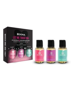 Massage Gift Set Scented 3 X 30 ml - Olejki i żele do masażu - 1