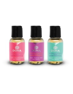 Massage Gift Set Scented 3 X 30 ml - Olejki i żele do masażu - 1 2