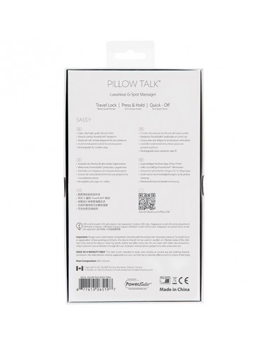 Pillow Talk - Sassy G-Spot Vibrator Pink - Wibratory Punktu G - 9