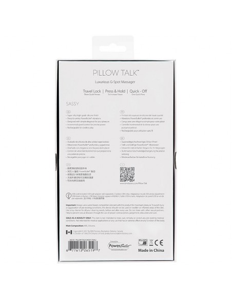 Pillow Talk - Sassy G-Spot Vibrator Pink - Wibratory Punktu G - 9