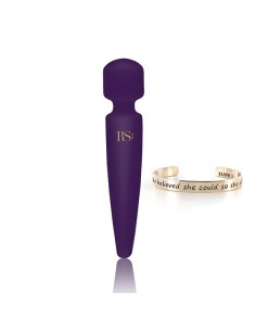RS - Essentials - Bella Mini Body Wand Deep Purple - Wibratory Magic Wand - 1