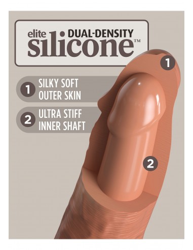 7 Inch 2Density Silicone Cock - Dilda realistyczne - 7