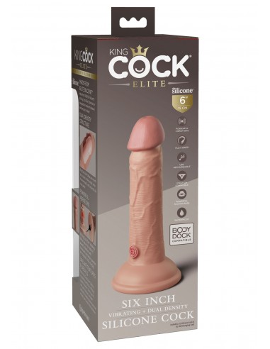 6 Inch 2Density Vibe Cock - Wibratory Realistyczne - 3