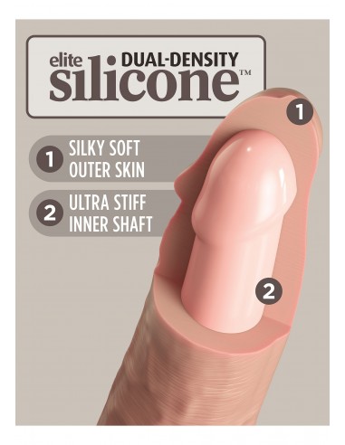 6 Inch 2Density Vibe Cock - Wibratory Realistyczne - 7