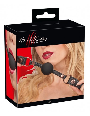 Bad Kitty Gag black - Kneble do ust - 1