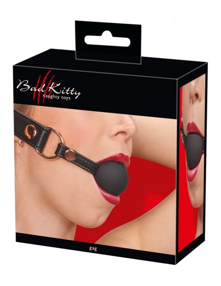 Bad Kitty Gag black - Kneble do ust - 9