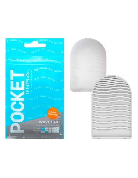 Pocket Tenga Wave Line - Masturbatory i Sztuczne pochwy - 2