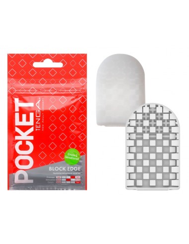 Pocket Tenga Block Edge - Masturbatory i Sztuczne pochwy - 2