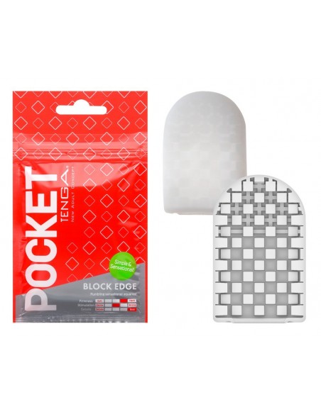Pocket Tenga Block Edge - Masturbatory i Sztuczne pochwy - 2