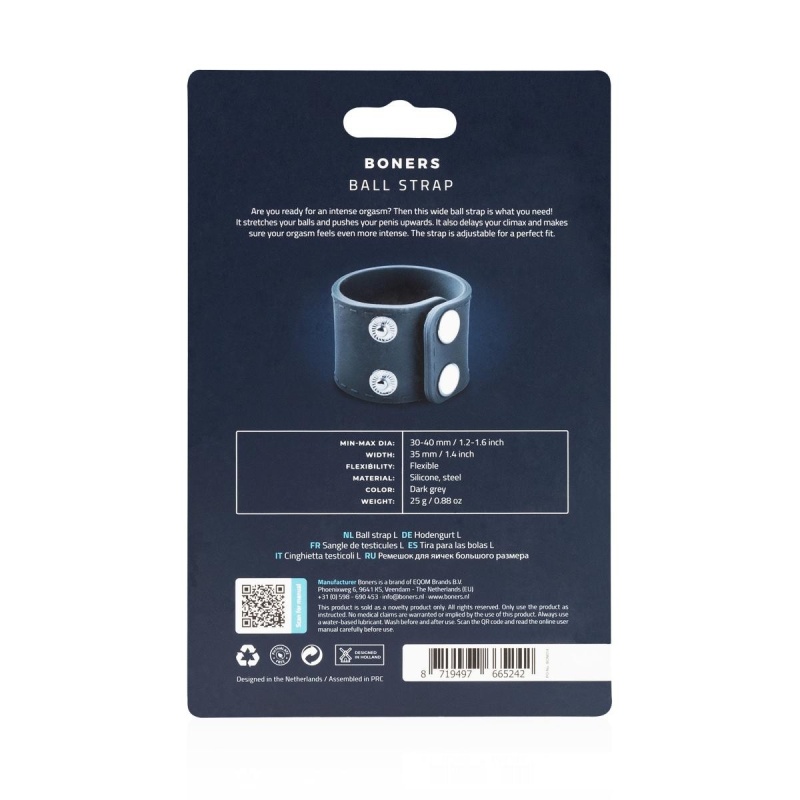 Nosze Kulkowe Triple Ring - Silikonowe z Regulowanym Obwodem, Metalowymi Detalami i Wagą ok. 61 g - 6