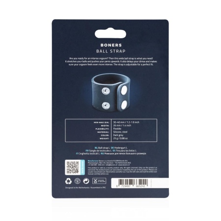Nosze Kulkowe Triple Ring - Silikonowe z Regulowanym Obwodem, Metalowymi Detalami i Wagą ok. 61 g - 6