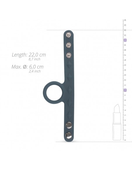 Boners Cock & Ball Strap - S/M - Strap-ony, dilda na pasku bez wibracji - 4