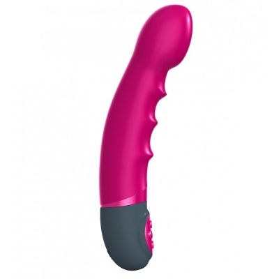 Wibrator TOO MUCH - 2 silniki, 10 poziomów wibracji, długość 22 cm, silikon medyczny - 1