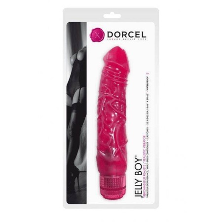 Wibrator Jelly Boy Dorcel — Realistyczny TPE Magenta 22 cm x 4,2 cm - 2