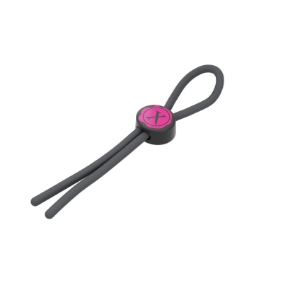 Pętelka erekcyjna Lasso regulowana, silikon medyczny, przesuwka, długość 29 cm - 1 2