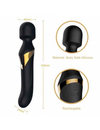 DUAL ORGASMS GOLD - Wibratory Magic Wand - 7