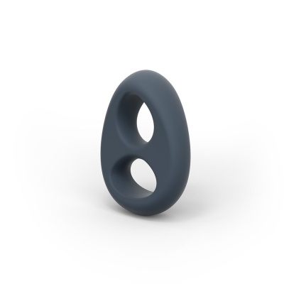 Pierścień erekcyjny Liquid-Soft Teardrop | miękki silikon, podwójny na penisa i jądra, 6,5 cm - 1 2