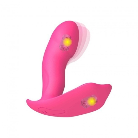 Wibrator wielofunkcyjny Dorcel Secret Clit z funkcją nagrzewania do 45°C, ruchomą główką i długością 7 cm - 3