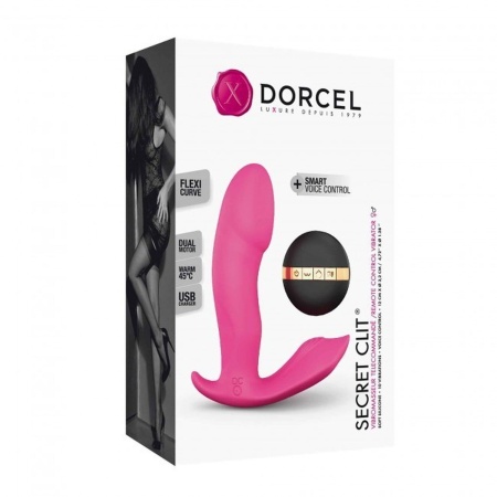 Wibrator wielofunkcyjny Dorcel Secret Clit z funkcją nagrzewania do 45°C, ruchomą główką i długością 7 cm - 16