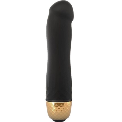 MINI MUST GOLD - silikonowy wibrator kieszonkowy z 7 trybami wibracji, 12 cm - 1
