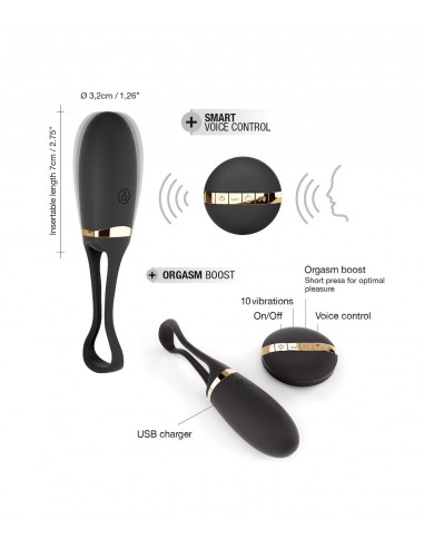 SECRET DELIGHT GOLD & BLACK - Wibratory Jajeczka - 5