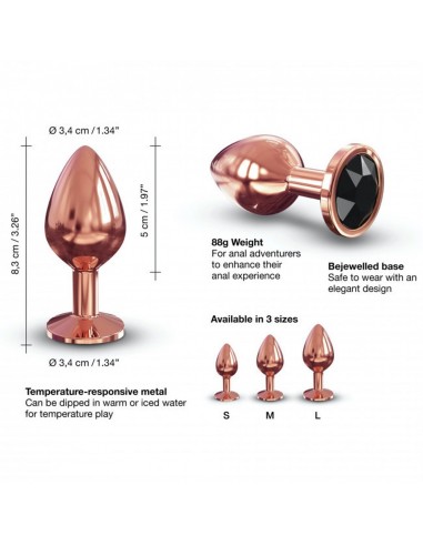 DIAMOND PLUG M - Korki analne stalowe - 6