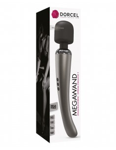MEGAWAND CHROME SILVER - Wibratory Magic Wand - 1 2