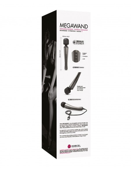 MEGAWAND CHROME SILVER - Wibratory Magic Wand - 4