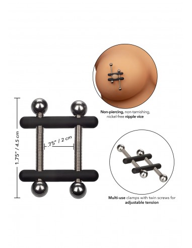 Crossbar Nipple Vices - Klamry i klipsy na sutki - 3