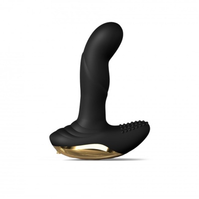 Masażer prostaty P-Finger z 7 trybami pulsacji i podgrzewaniem do 42°C, wymiary 13,5 x 10 cm, średnica 3,1 cm - 1