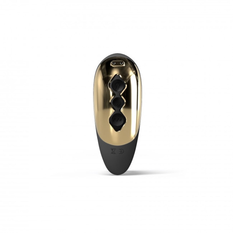 Masażer prostaty P-Finger z 7 trybami pulsacji i podgrzewaniem do 42°C, wymiary 13,5 x 10 cm, średnica 3,1 cm - 7