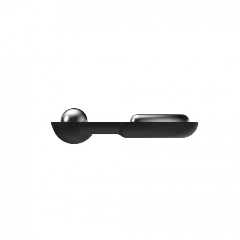 Pierścień erekcyjny STRONGER RING z płynnego silikonu z 3 metalowymi wypustkami, średnica wewnętrzna 3,5 cm - 4