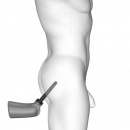 Irygator intymny Douche Mate z 6 dyszami 360°, zbiornik 350 ml, silikon medyczny, długość 22 cm, końcówka 11 cm - 6